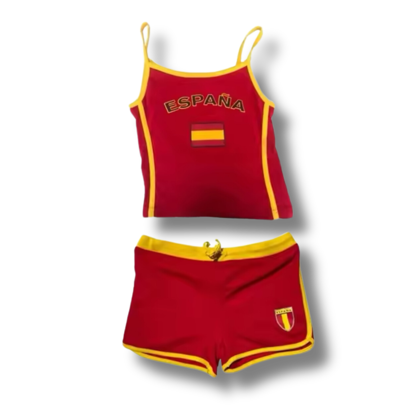 Espana Crop Top+Shorts Set