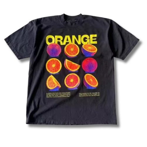 Orange Graphic Tee