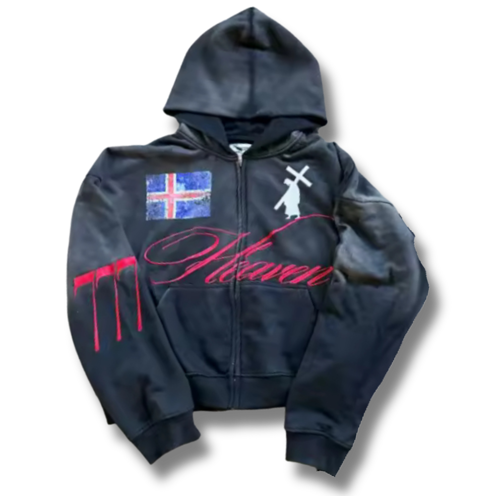 Heaven 777 Zip Up Hoodie