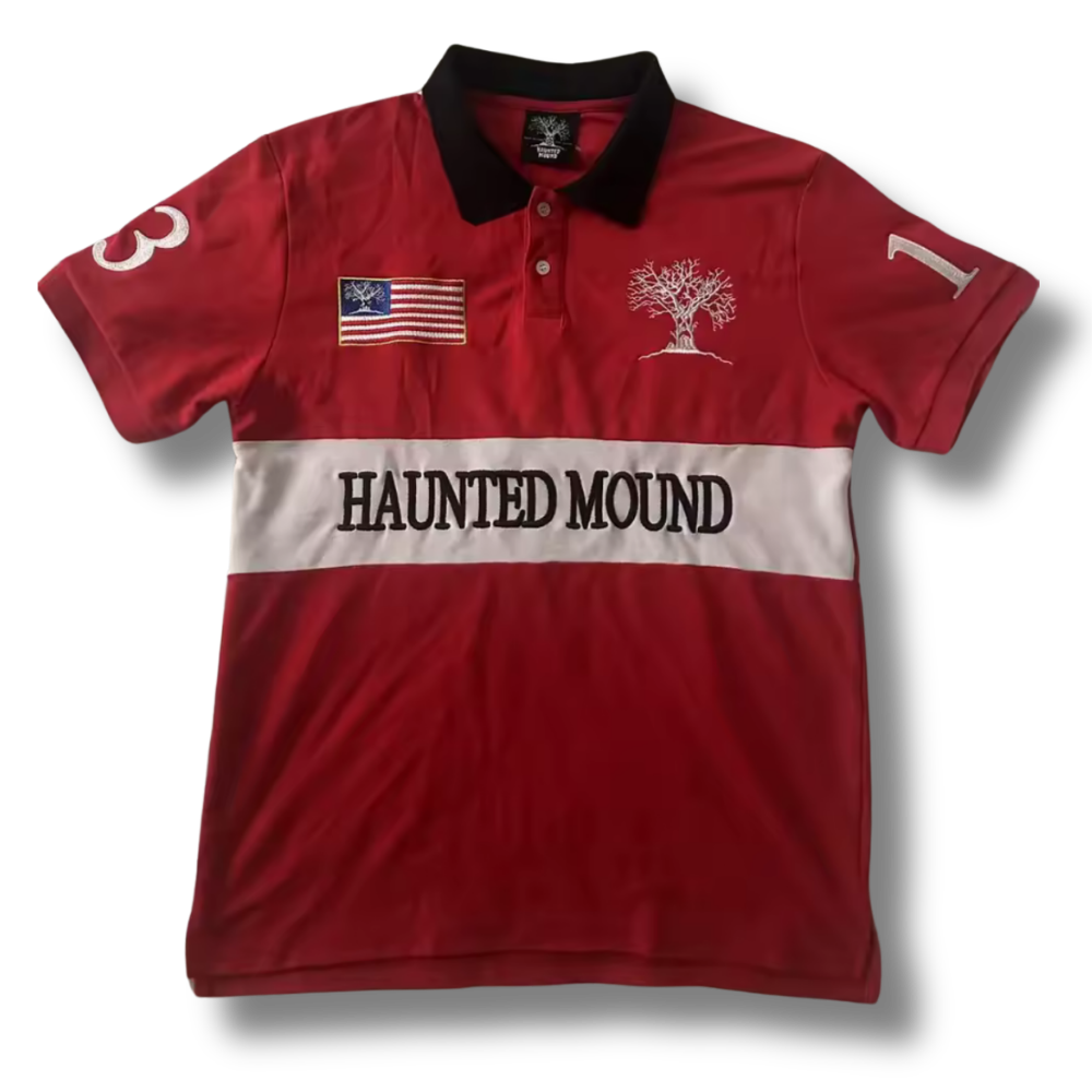 Haunted Red Polo Shirt