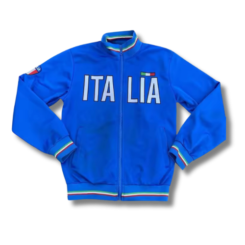 Italia light blue zip up