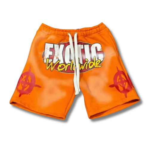 Orange Target Aim Shorts