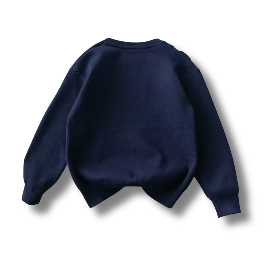 Spiderweb Navy Blue Sweatshirt