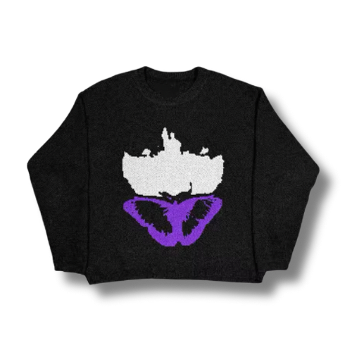 Butterfly Face Sweater