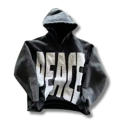 Black Peace Graphic Hoodie