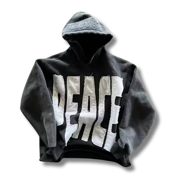 Black Peace Graphic Hoodie