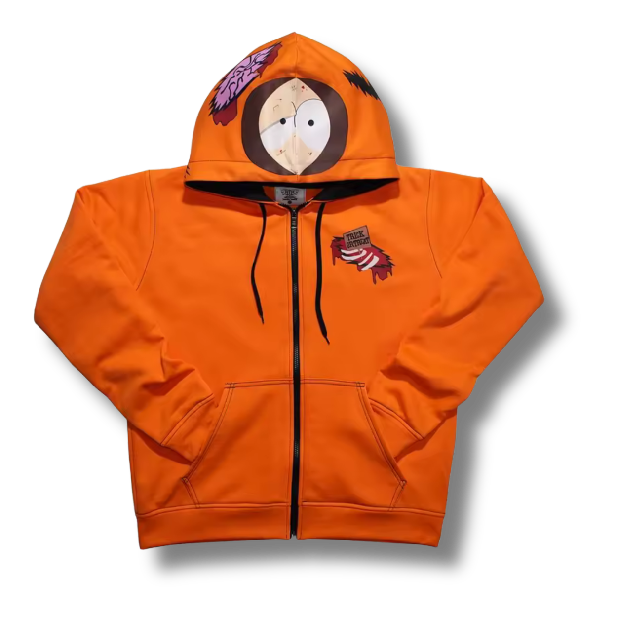 Kenny Cartoon Zip Up Hoodie