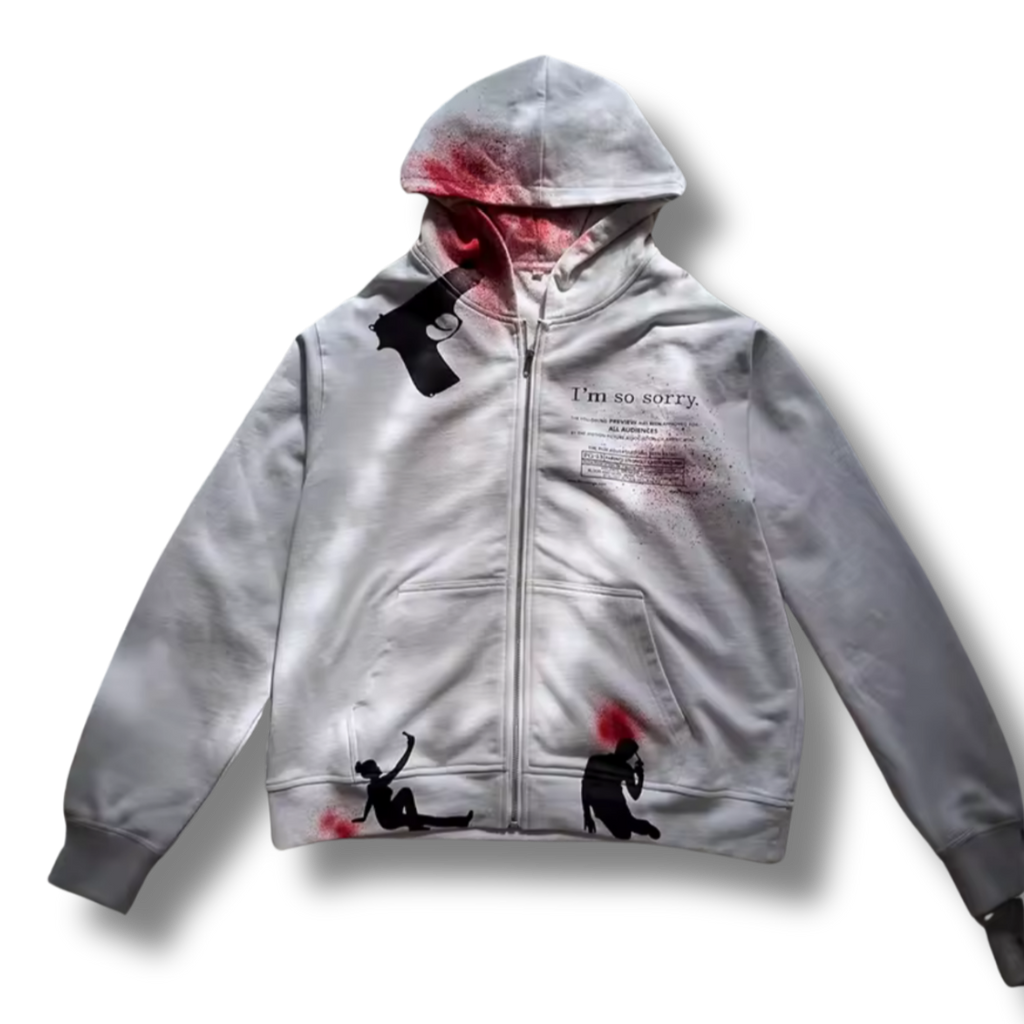 Headshot Zip Up Hoodie