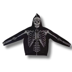 X-ray Skeleton Zip Up