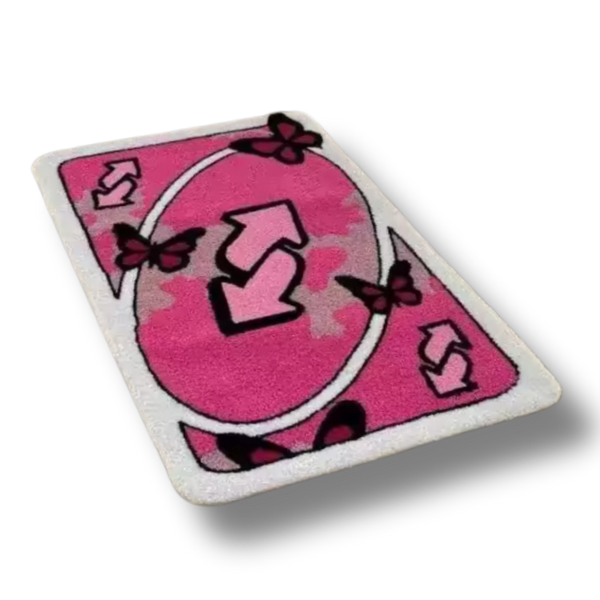 UNO Pink Butterfly Rug