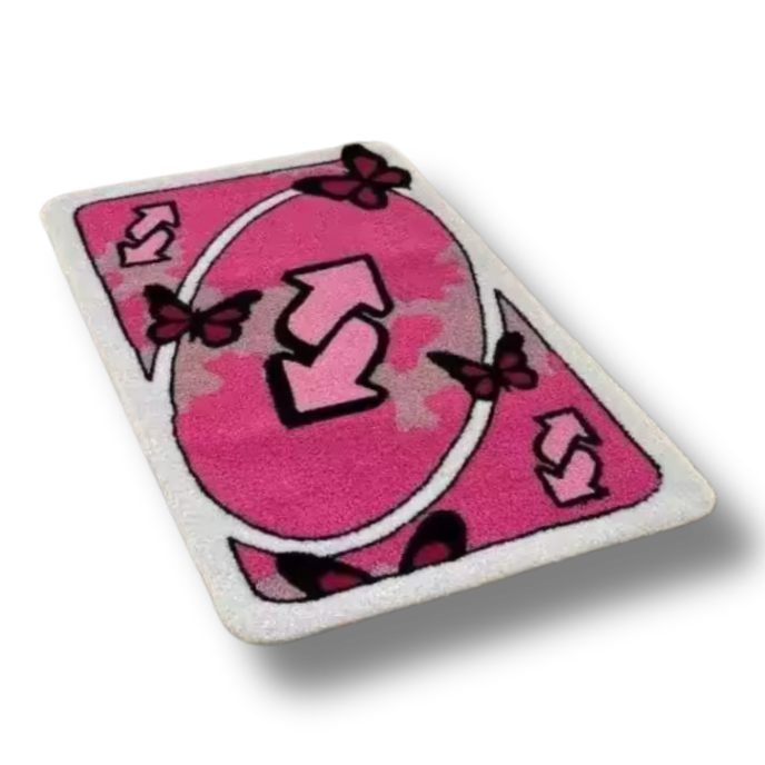 UNO Pink Butterfly Rug