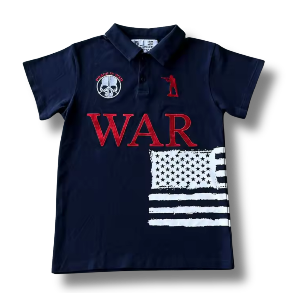 War Navy Polo Shirt