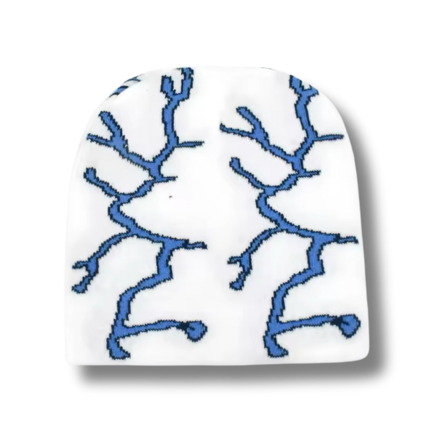 White Lighting Beanie