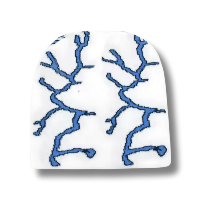 White Lighting Beanie