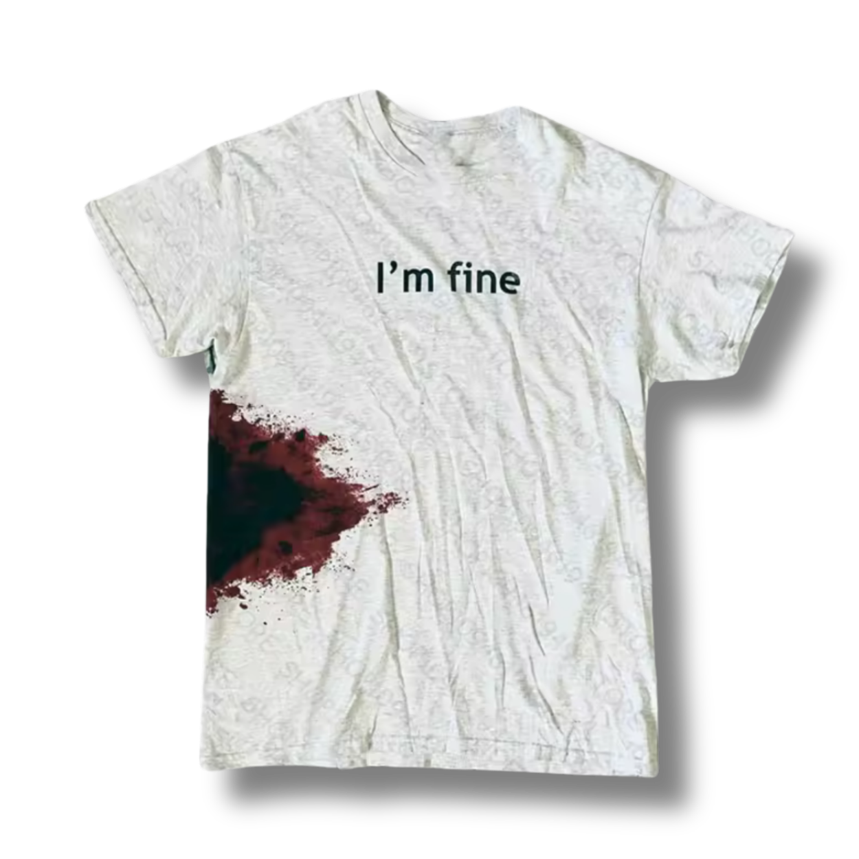 I'm Fine Blood Graphic Tee