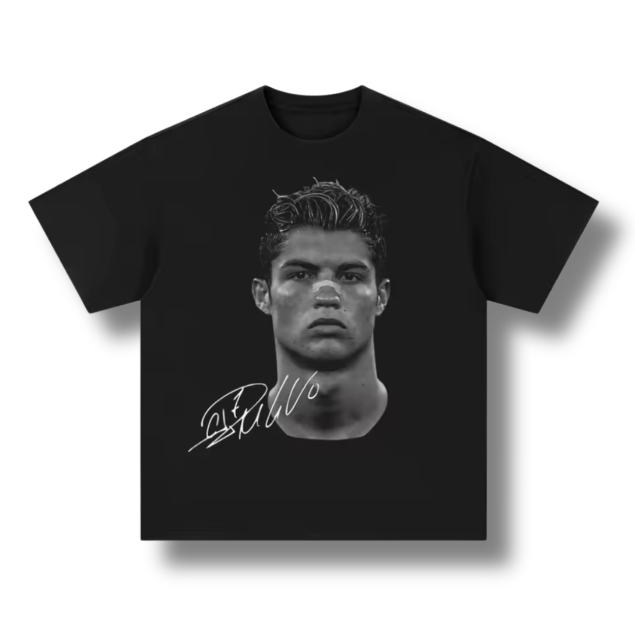 Cristiano Ronaldo Graphic Black Tee