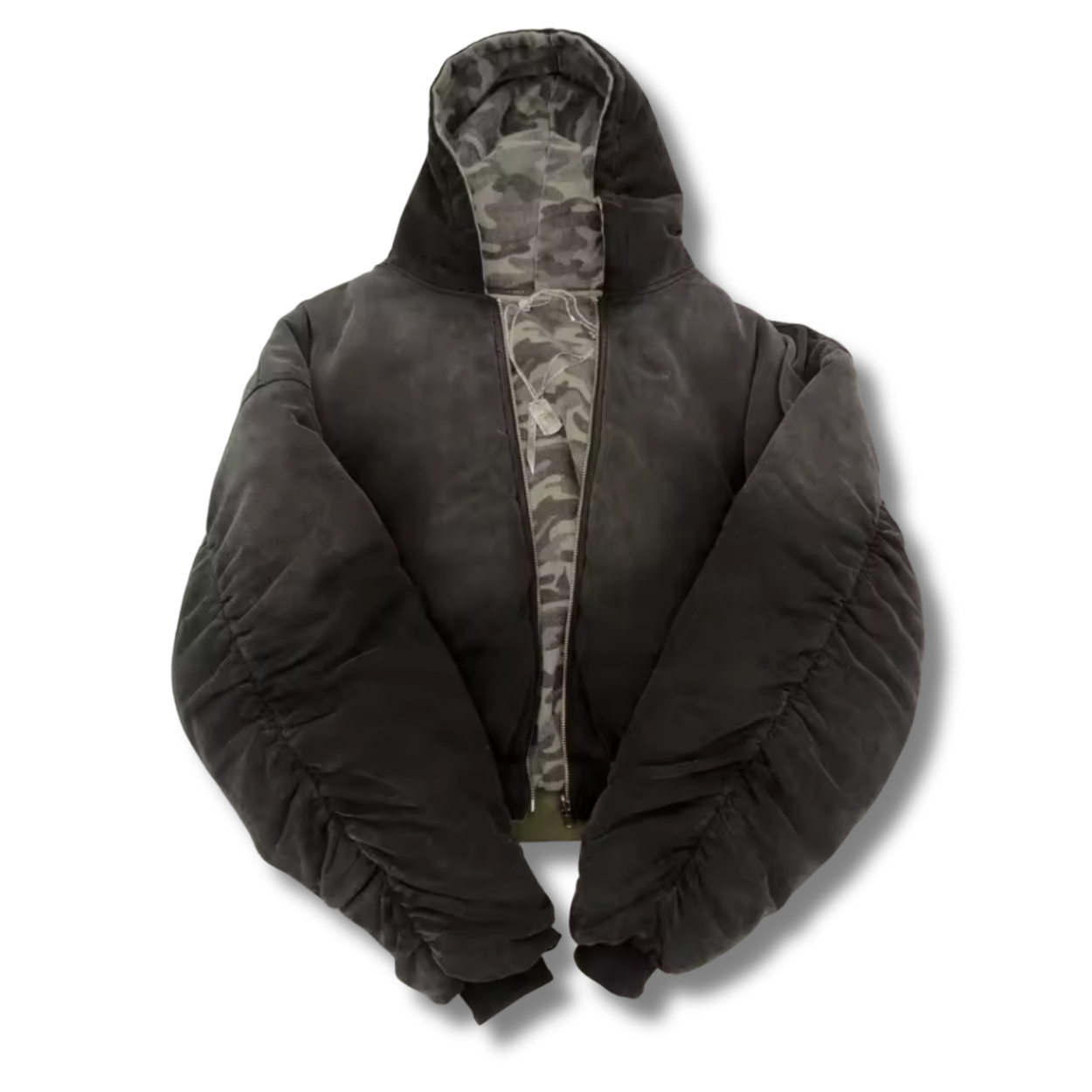 Reversible Premium Black & Camo Jacket