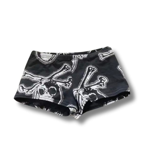 Skull Short Shorts