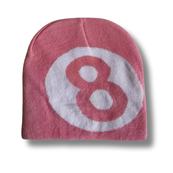 8 Ball Beanie Pink