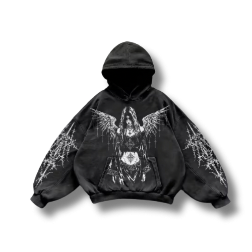 The Holy Spirit black Graphic Hoodie