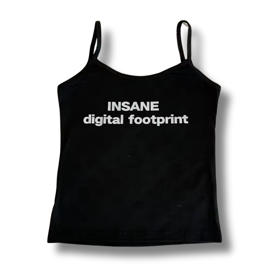INSANE Digital Footprint Crop Top