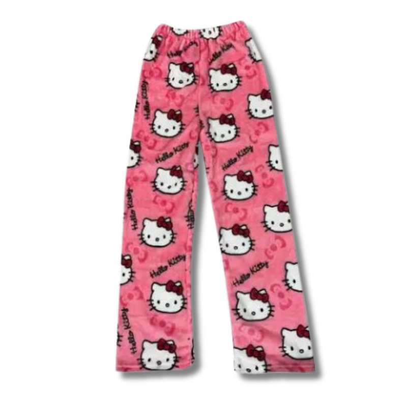 Salmon Pink Hello Kitty PJ Bottoms