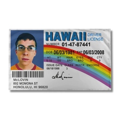 Mclovin Wall Flag