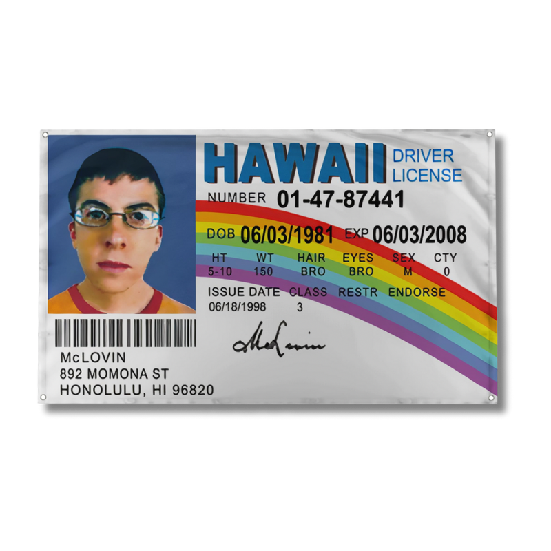 Mclovin Wall Flag