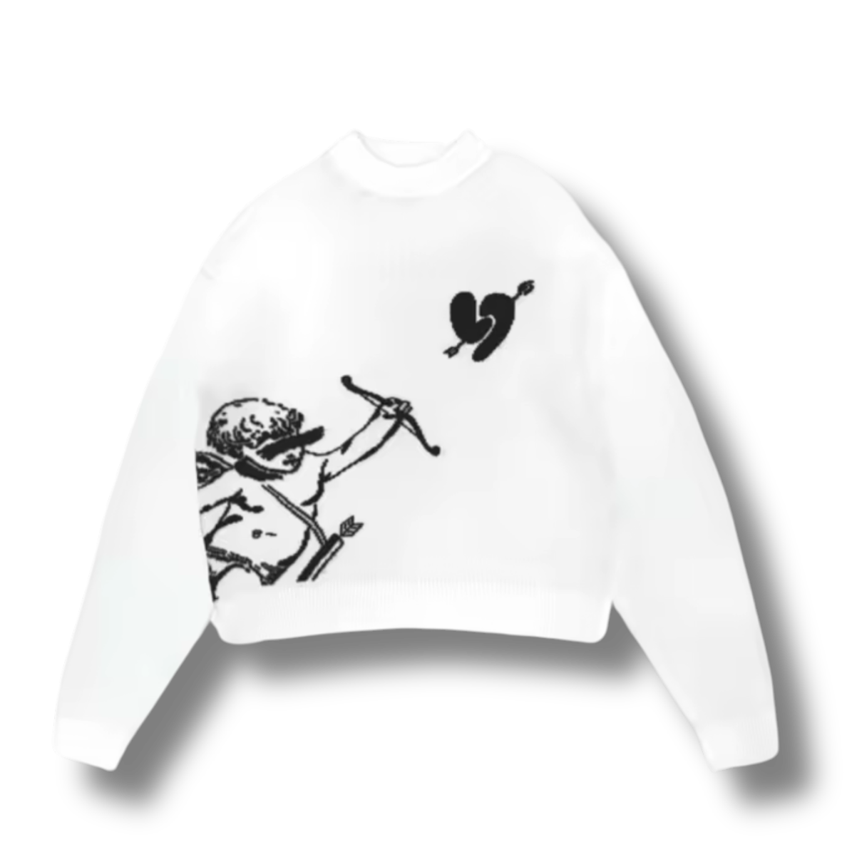 Cupid Love White Sweater