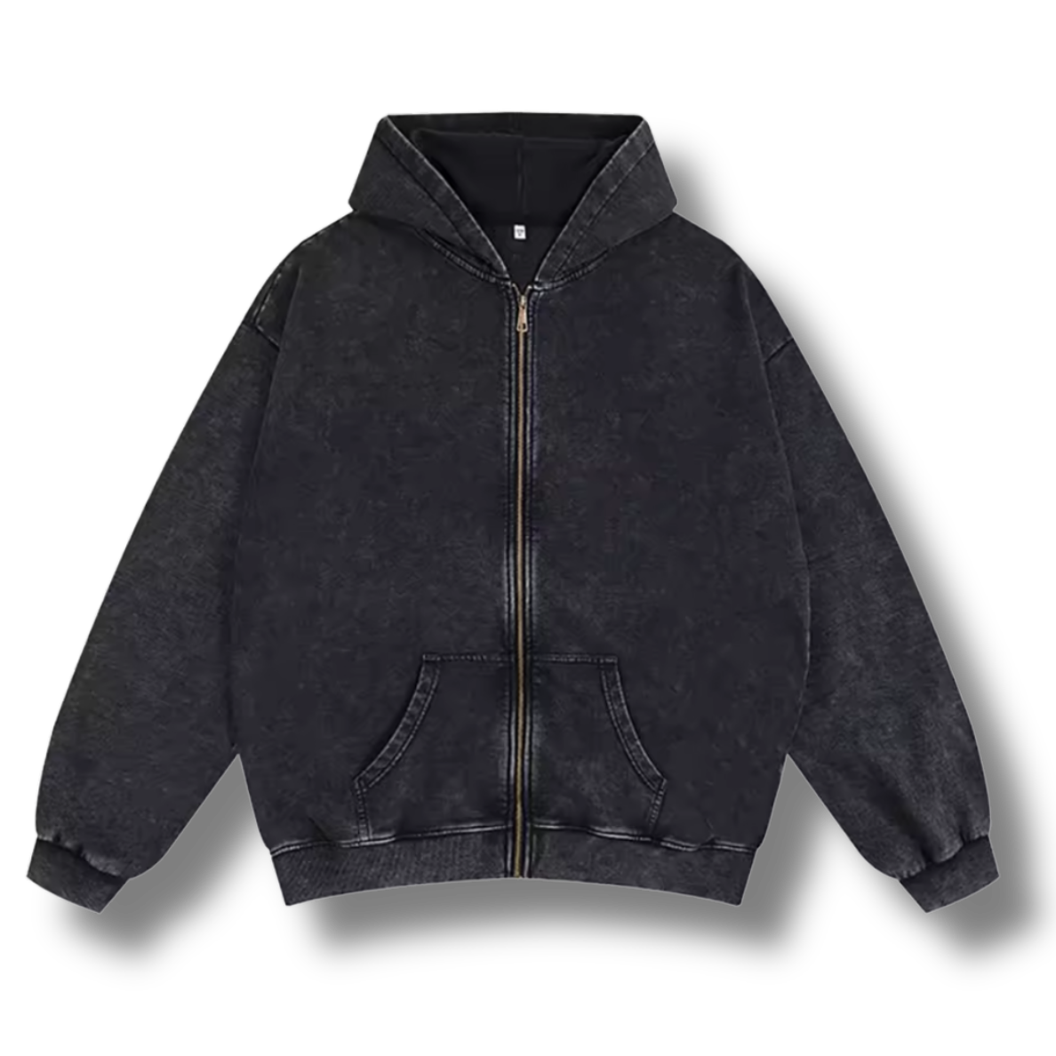 Washed Zip Up Hoodie