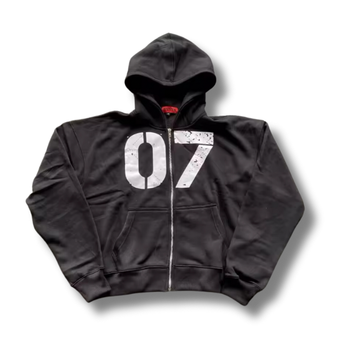 Black 07 zip up