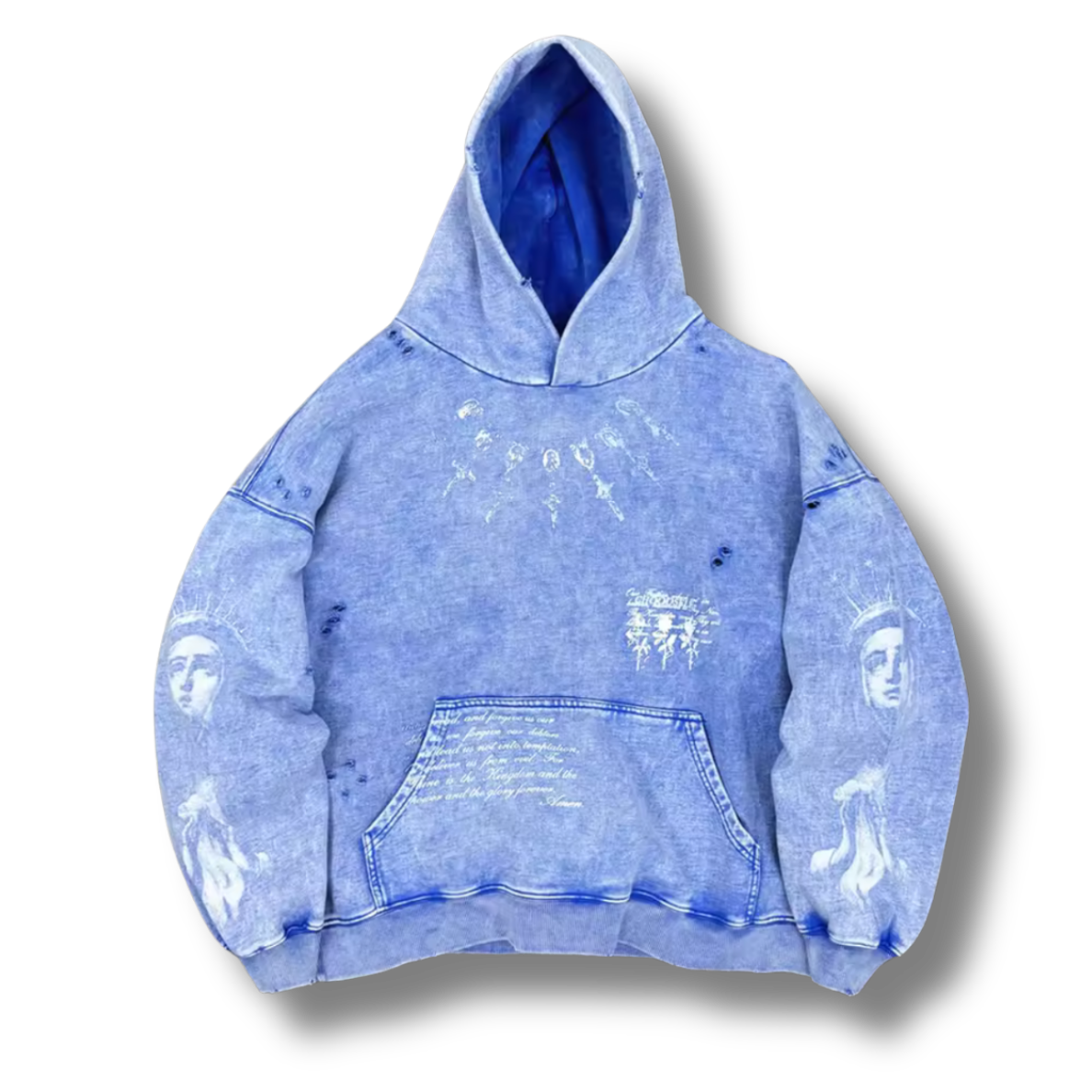 Washed Blue Liberty Hoodie
