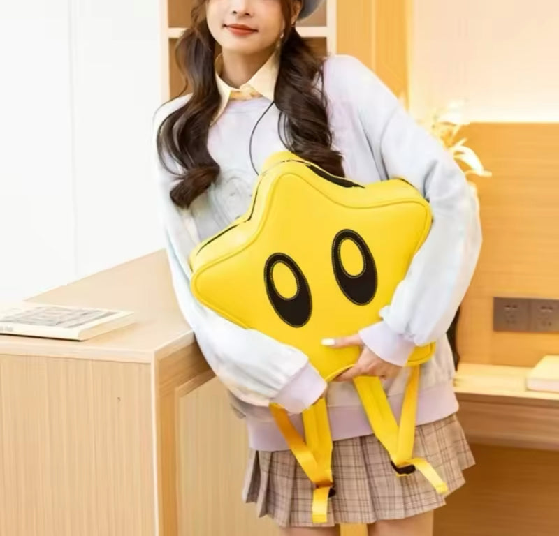 Puffy Yellow Star Backpack