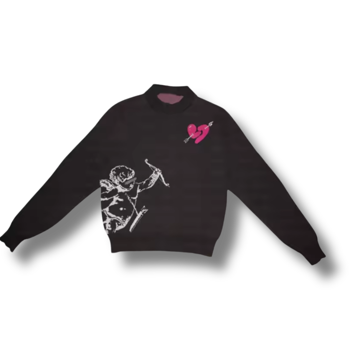 Cupid Love Black Sweater