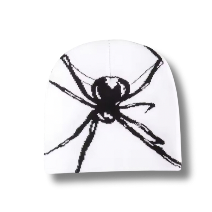 Spider Beanie White