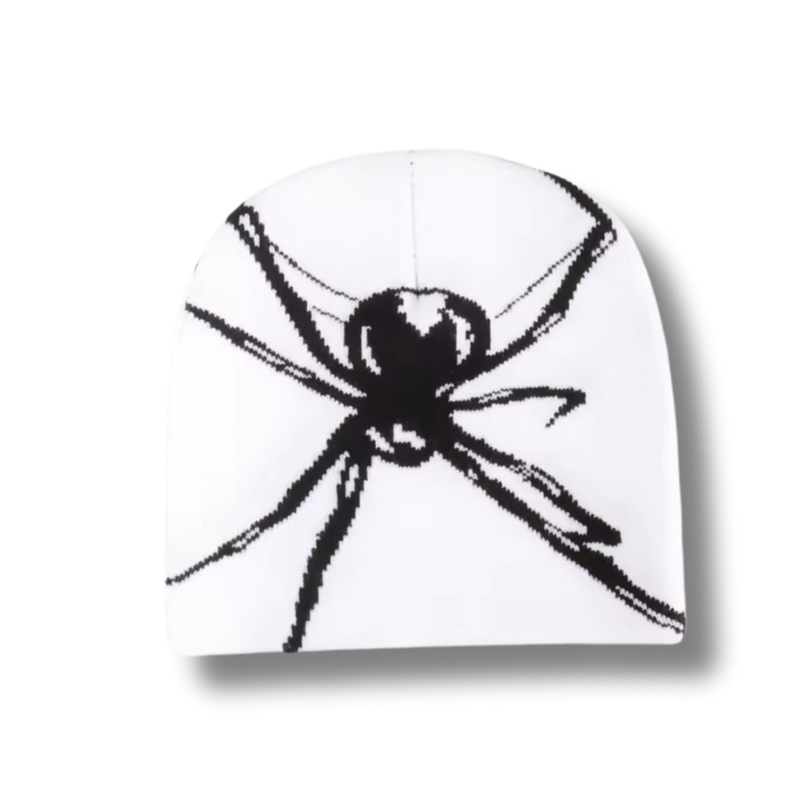 Spider Beanie White