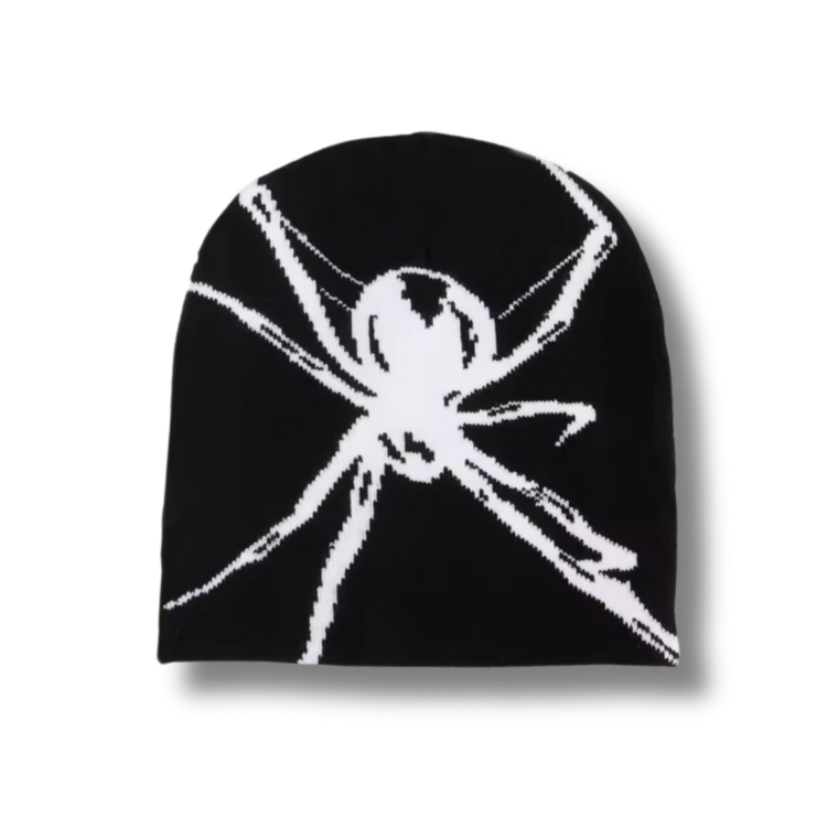 Spider Beanie Black