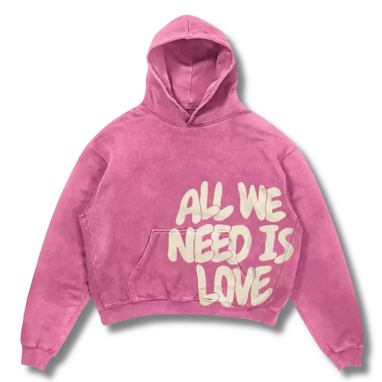 All We Need Is Love Graphic Hoodie