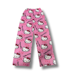 Hot Pink Hello Kitty PJ Bottoms