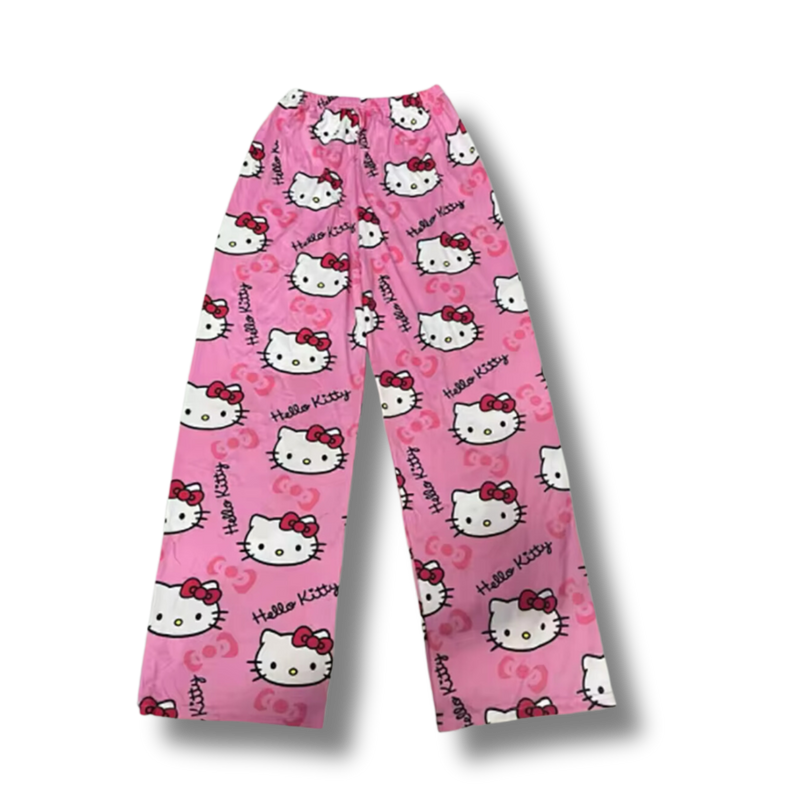 Hot Pink Hello Kitty PJ Bottoms