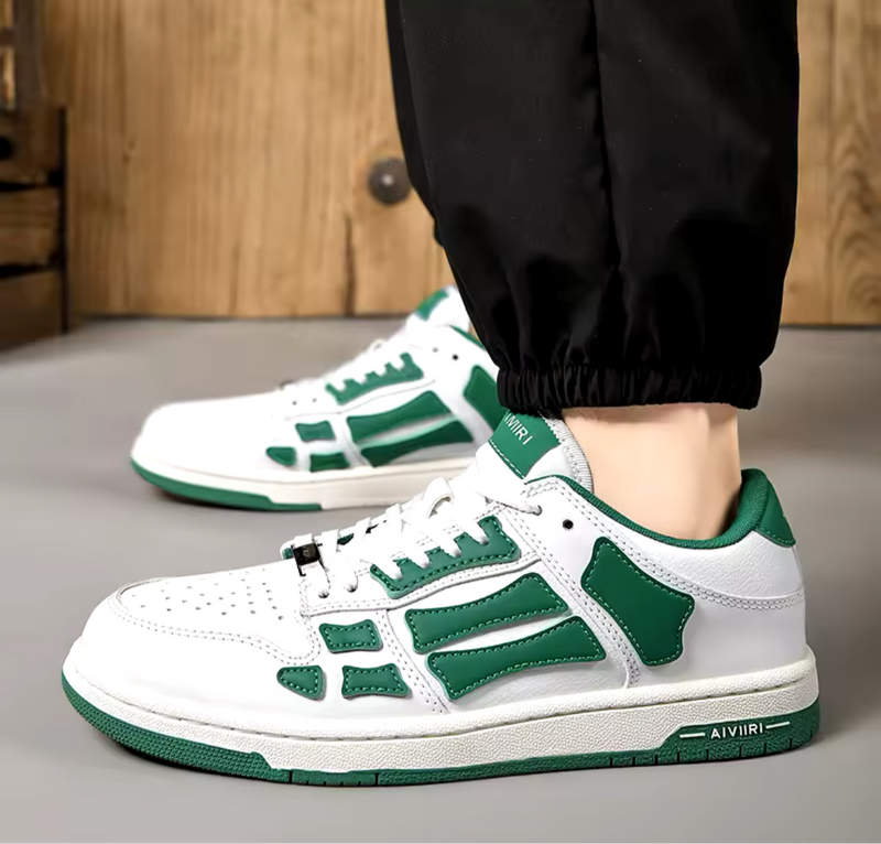 Woxez Green Skeleton Starboy Sneakers