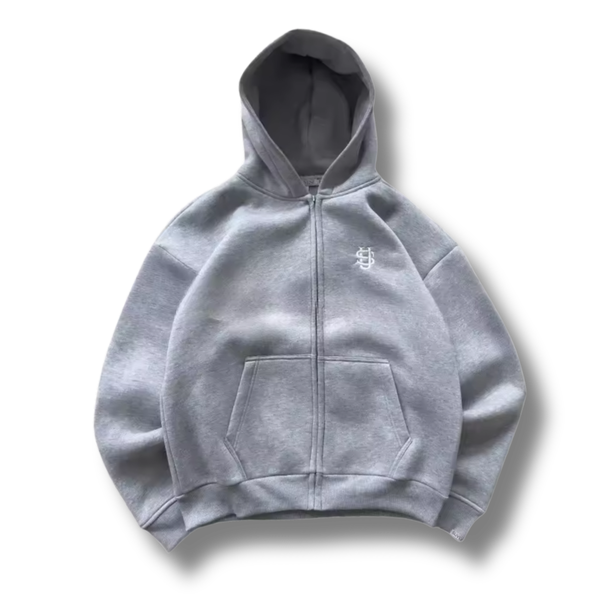 SU Grey Zip Up Hoodie