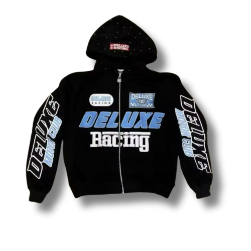 Deluxe racing blue zip up