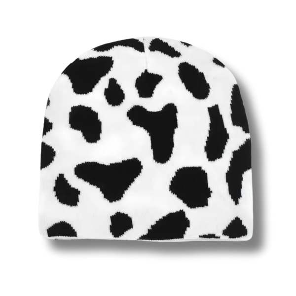 Cow Print Beanie