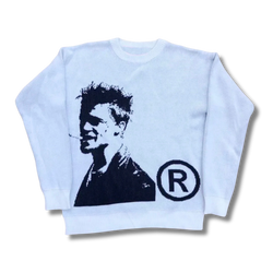 Tyler Durden Fight Club Sweater White