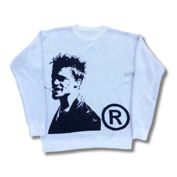 Tyler Durden Fight Club Sweater White