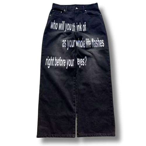 (Copy) Who Will You Think Of Black Denim Jeans