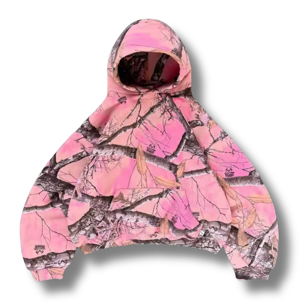 Pink Camo Hoodie
