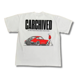 Red Drift Car Graphic Tee