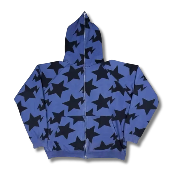 Blue Star Zip Up